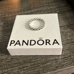 Size 4 Pandora Ring (Celestial Hearts)